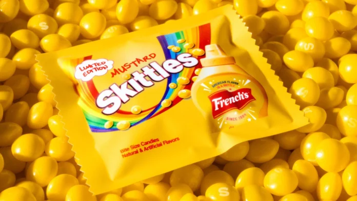 Skittles and French’s Team up to Create First-Ever Mustard-Flavored Candy
