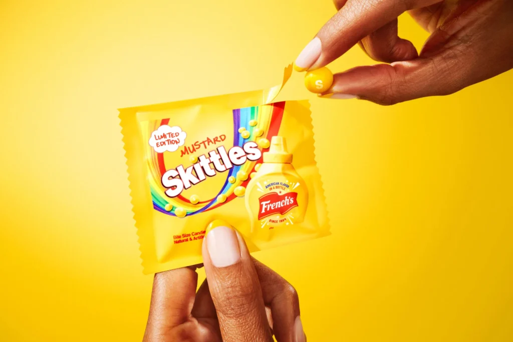 Skittles and French’s Team up to Create First-Ever Mustard-Flavored Candy!